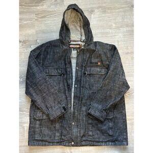 Men's Phat Farm Sport Utility Garments Denim Jacket Size XXXL Vintage Hip Hop
